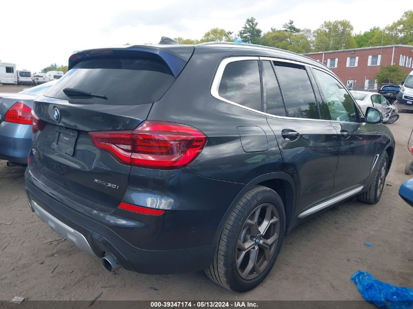 2020 BMW X3 xDrive30I VIN: 5UXTY5C06L9B72243 Lot: 39347174