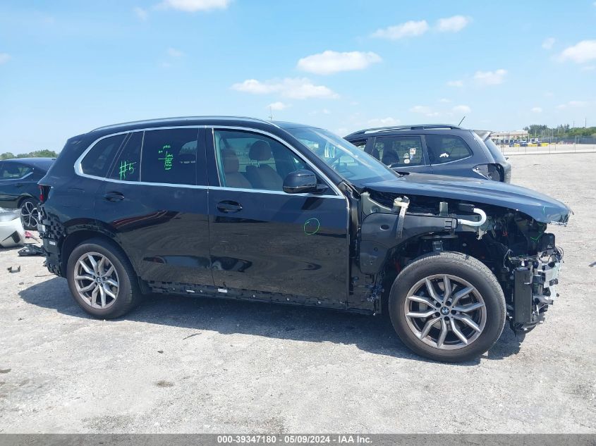 2023 BMW X5 Sdrive40I VIN: 5UXCR4C03P9R20893 Lot: 39347180