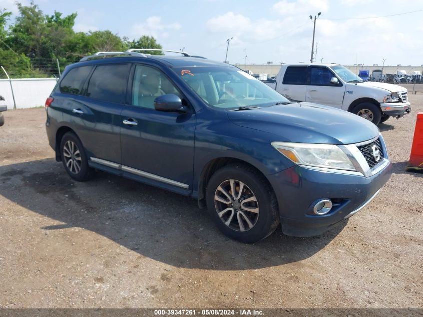 2014 Nissan Pathfinder Sl VIN: 5N1AR2MN7EC648478 Lot: 39347261