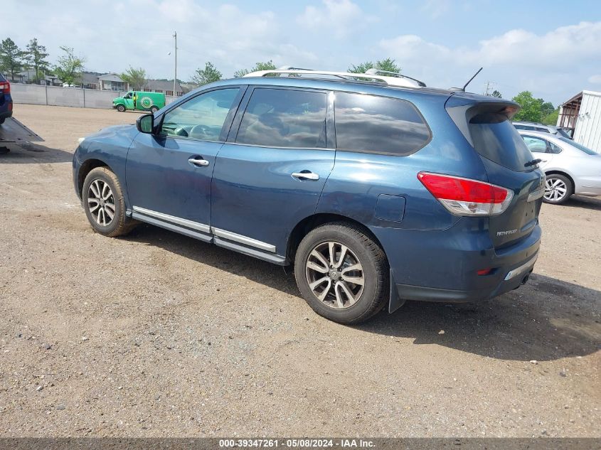 2014 Nissan Pathfinder Sl VIN: 5N1AR2MN7EC648478 Lot: 39347261