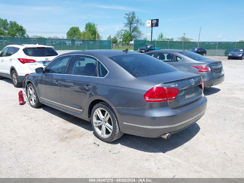 1VWCN7A37EC008647 | 2014 VOLKSWAGEN PASSAT