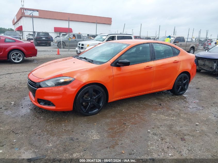 2015 Dodge Dart Sxt VIN: 1C3CDFBB7FD378549 Lot: 39347326