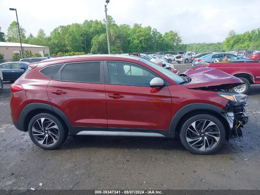 2020 Hyundai Tucson Sport VIN: KM8J33AL1LU192138 Lot: 39347341