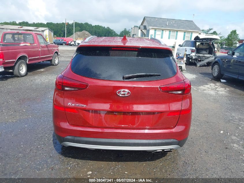 2020 Hyundai Tucson Sport VIN: KM8J33AL1LU192138 Lot: 39347341