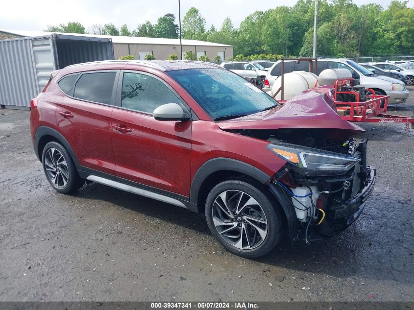 2020 Hyundai Tucson Sport VIN: KM8J33AL1LU192138 Lot: 39347341