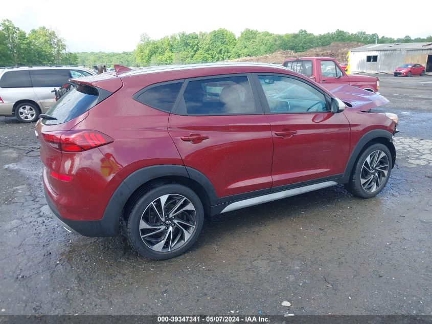 2020 Hyundai Tucson Sport VIN: KM8J33AL1LU192138 Lot: 39347341