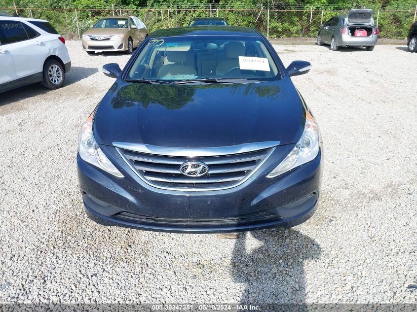 2014 Hyundai Sonata Gls VIN: 5NPEB4AC2EH933571 Lot: 39347351