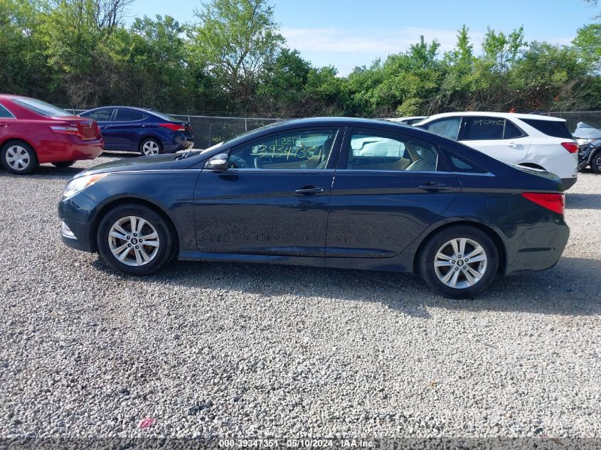 2014 Hyundai Sonata Gls VIN: 5NPEB4AC2EH933571 Lot: 39347351