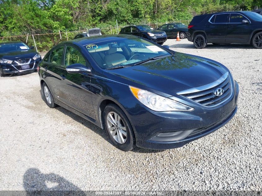 2014 Hyundai Sonata Gls VIN: 5NPEB4AC2EH933571 Lot: 39347351