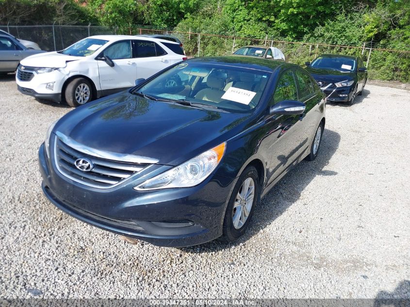 2014 Hyundai Sonata Gls VIN: 5NPEB4AC2EH933571 Lot: 39347351