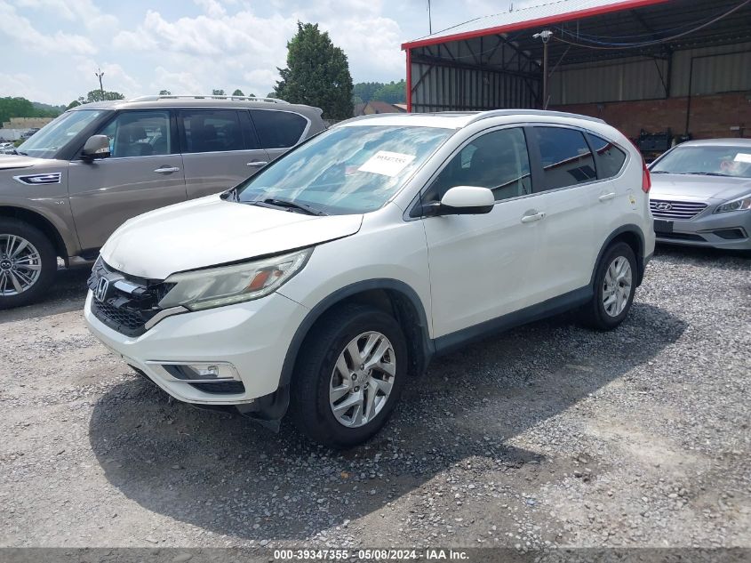 2015 Honda Cr-V Ex-L VIN: 5J6RM4H74FL055086 Lot: 39347355