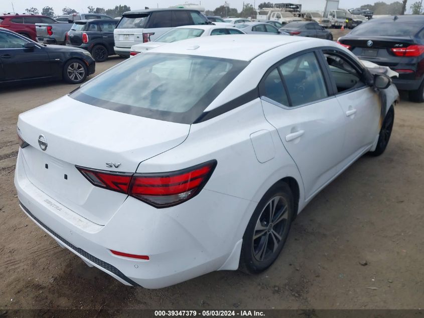 2022 Nissan Sentra Sv Xtronic Cvt VIN: 3N1AB8CV1NY248620 Lot: 39347379