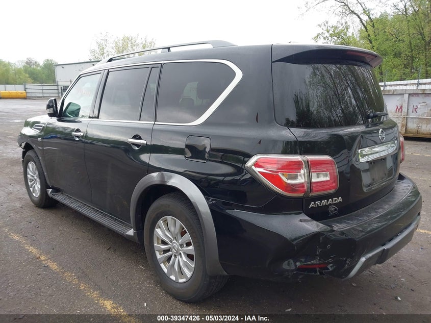 2019 Nissan Armada Sv VIN: JN8AY2NC6K9587500 Lot: 39347426