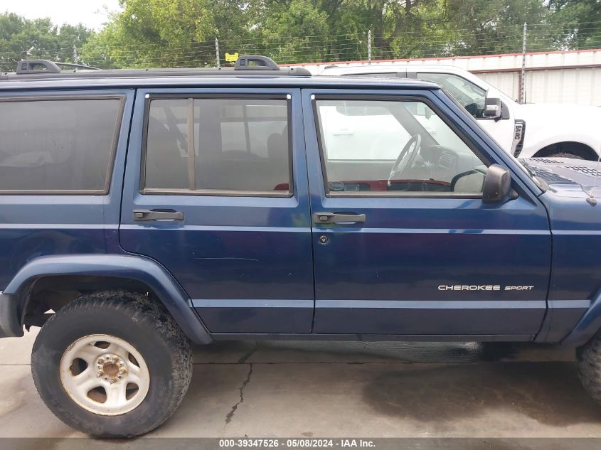 2000 Jeep Cherokee Sport VIN: 1J4FF48S7YL130349 Lot: 39347526