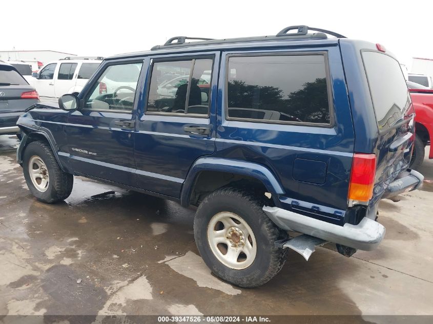 2000 Jeep Cherokee Sport VIN: 1J4FF48S7YL130349 Lot: 39347526