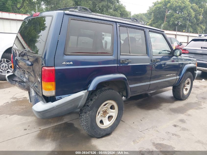 2000 Jeep Cherokee Sport VIN: 1J4FF48S7YL130349 Lot: 39347526