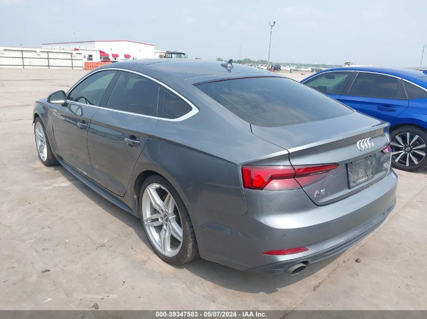 2018 AUDI A5 2.0T PREMIUM - WAUENCF57JA056750