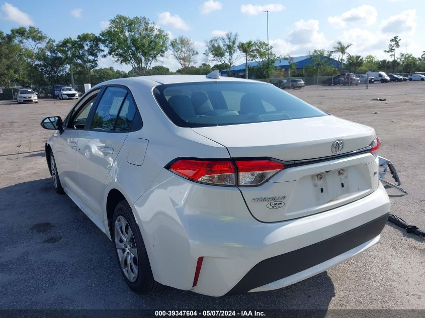 2021 Toyota Corolla Le VIN: 5YFEPMAE5MP152161 Lot: 39347604