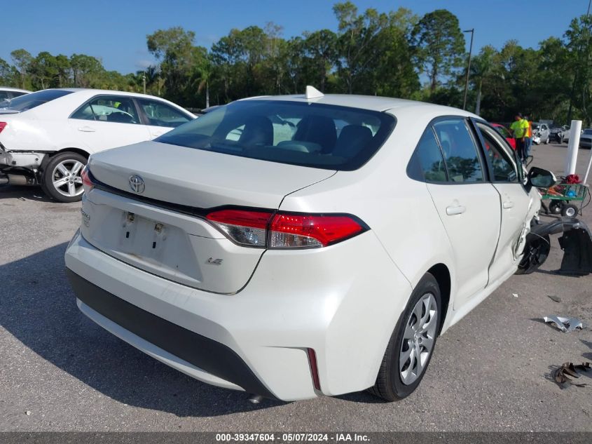 2021 Toyota Corolla Le VIN: 5YFEPMAE5MP152161 Lot: 39347604