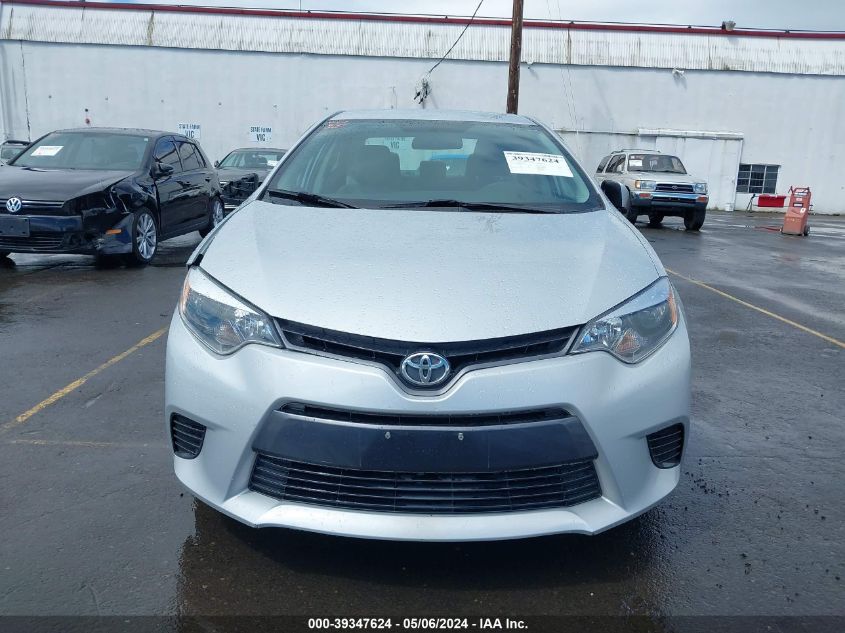 2015 Toyota Corolla Le VIN: 2T1BURHE0FC425735 Lot: 39347624