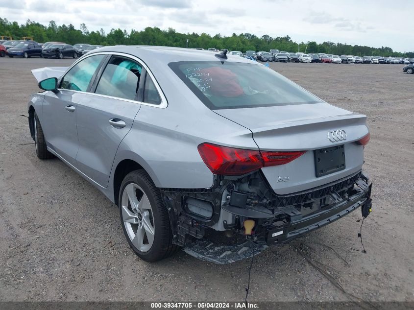 2024 Audi A3 Premium 40 Tfsi Front-Wheel Drive S Tronic VIN: WAUAUDGY6RA070036 Lot: 39347705