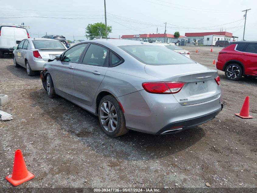 2015 Chrysler 200 S VIN: 1C3CCCBBXFN590325 Lot: 39347736