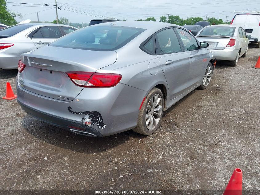 2015 Chrysler 200 S VIN: 1C3CCCBBXFN590325 Lot: 39347736