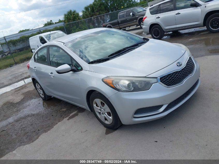 KNAFK4A69G5501641 | 2016 KIA FORTE