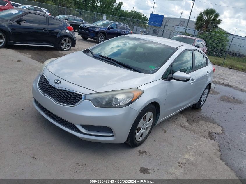 KNAFK4A69G5501641 | 2016 KIA FORTE