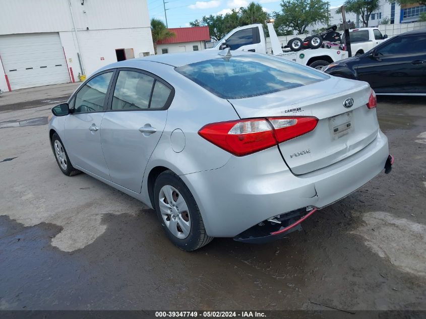 KNAFK4A69G5501641 | 2016 KIA FORTE