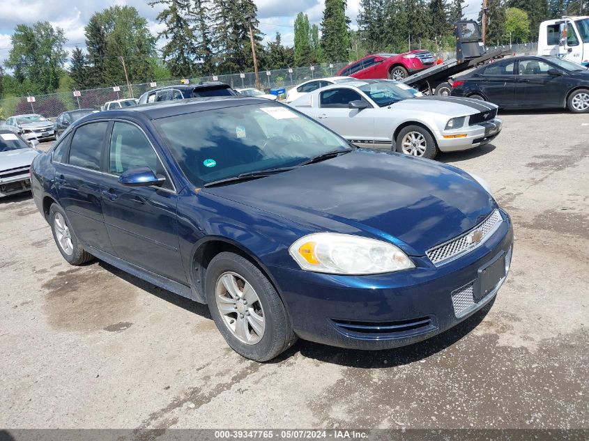 2012 Chevrolet Impala Ls VIN: 2G1WF5E35C1170963 Lot: 39347765