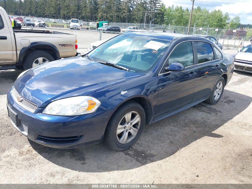 2012 Chevrolet Impala Ls VIN: 2G1WF5E35C1170963 Lot: 39347765