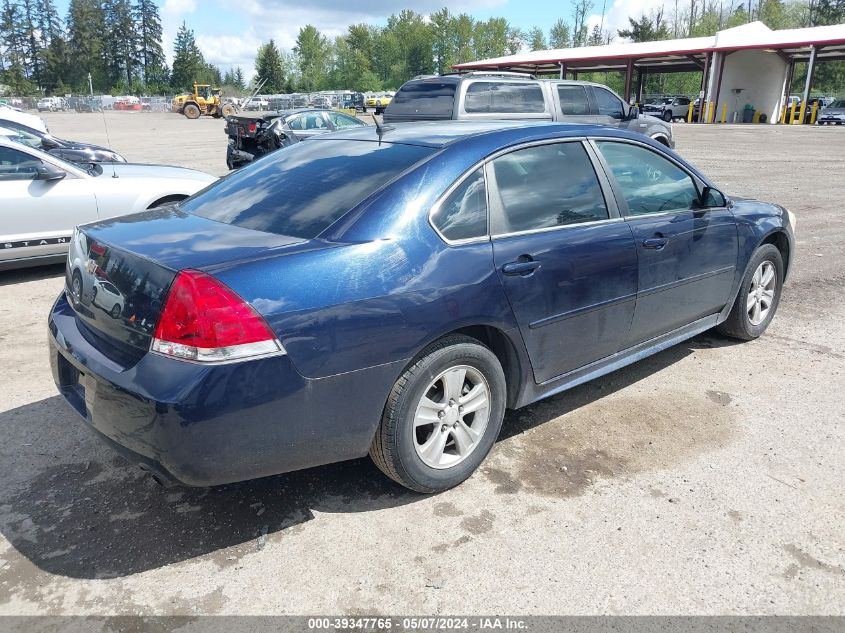 2012 Chevrolet Impala Ls VIN: 2G1WF5E35C1170963 Lot: 39347765