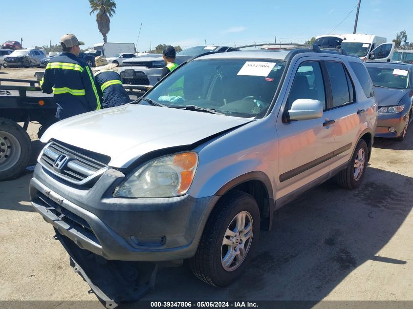 2002 Honda Cr-V Ex VIN: JHLRD78872C015758 Lot: 39347806