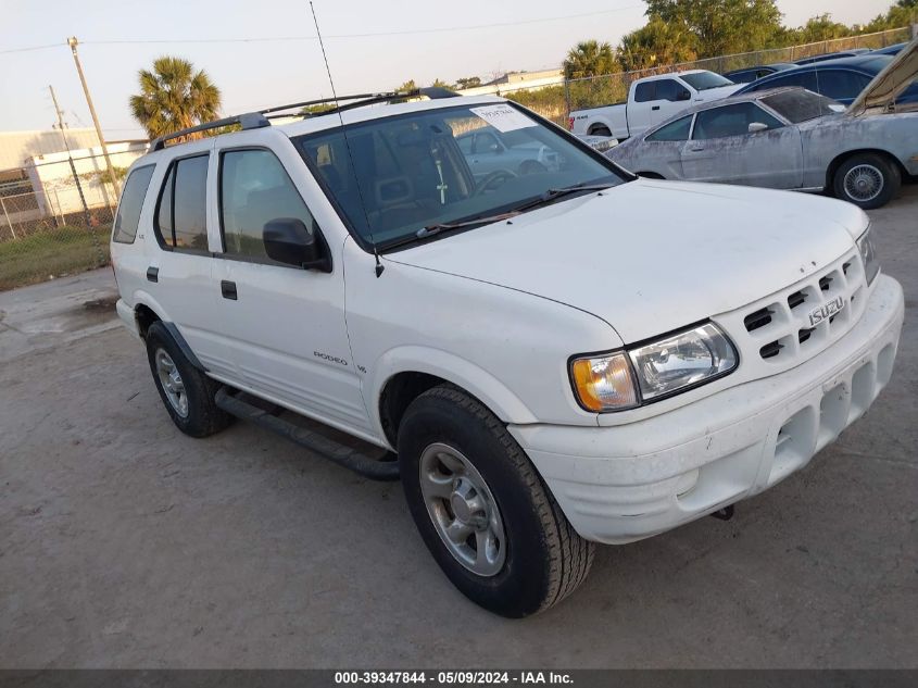 2001 Isuzu Rodeo VIN: 4S2CK5AWA14314572 Lot: 39347844