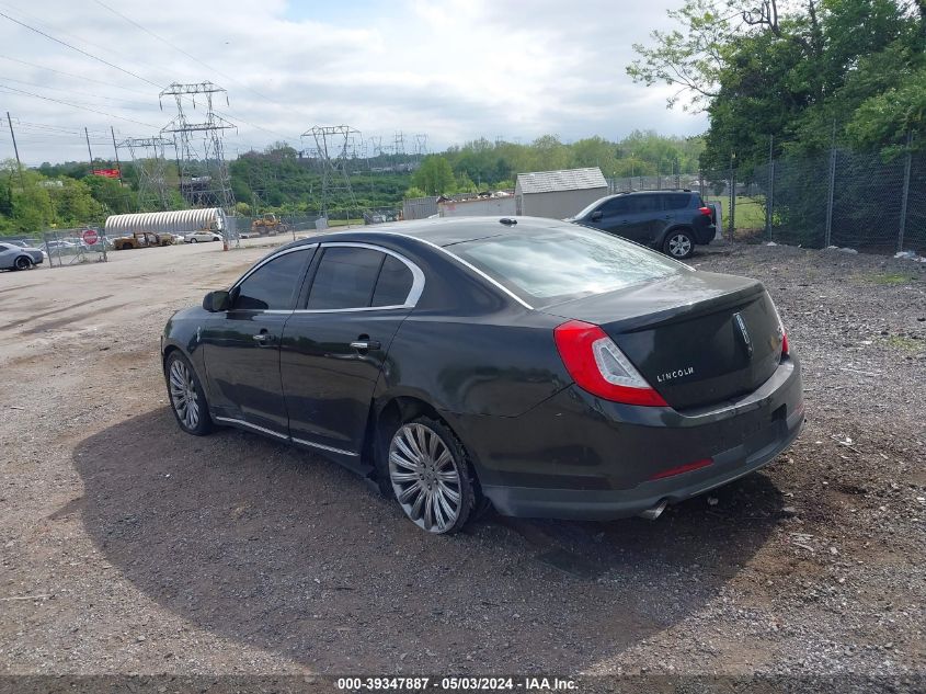 1LNHL9EKXDG601269 | 2013 LINCOLN MKS