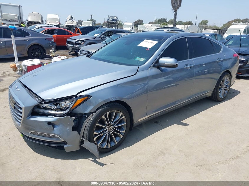 2016 Hyundai Genesis 3.8 VIN: KMHGN4JE9GU141794 Lot: 39347910