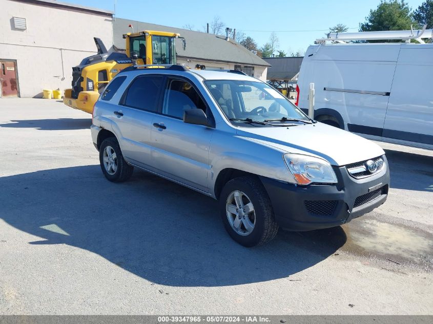 2010 Kia Sportage Lx V6 VIN: KNDKGCA3XA7709347 Lot: 39347965