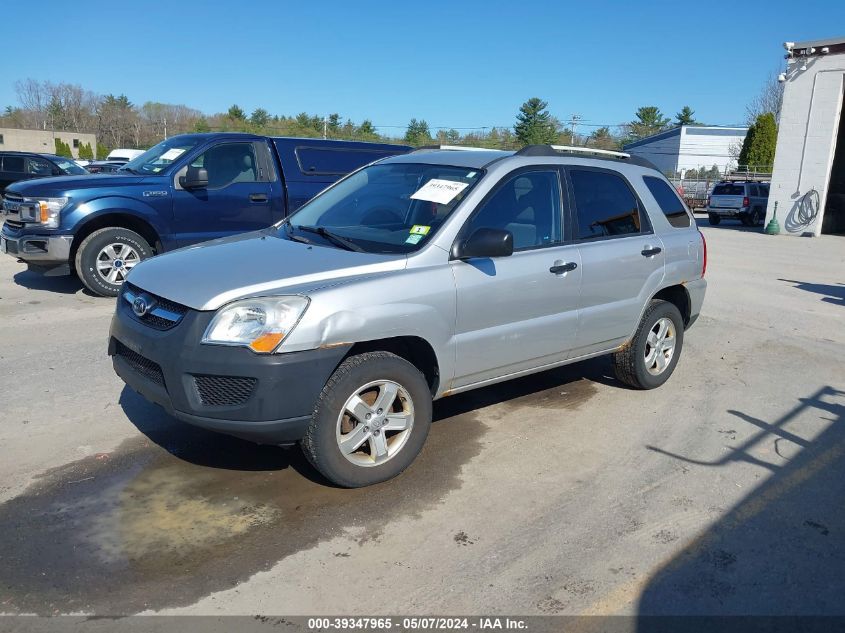 2010 Kia Sportage Lx V6 VIN: KNDKGCA3XA7709347 Lot: 39347965