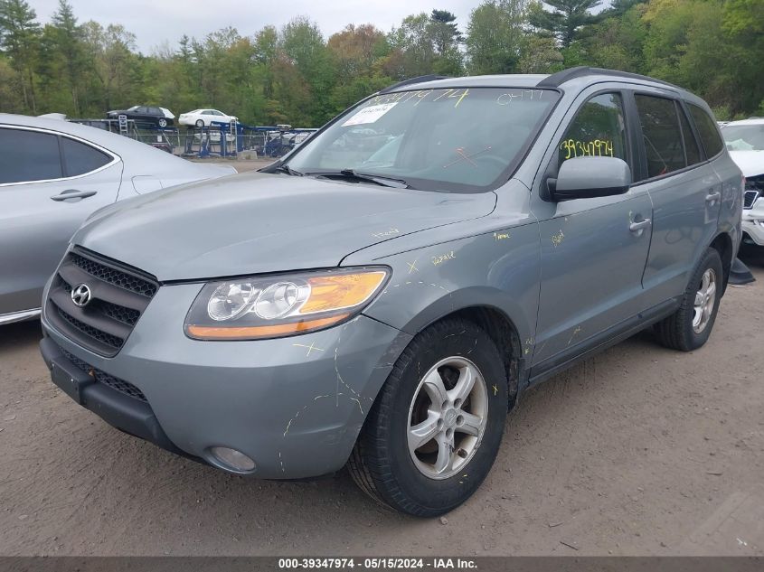 2008 Hyundai Santa Fe Gls VIN: 5NMSG13DX8H141386 Lot: 39347974