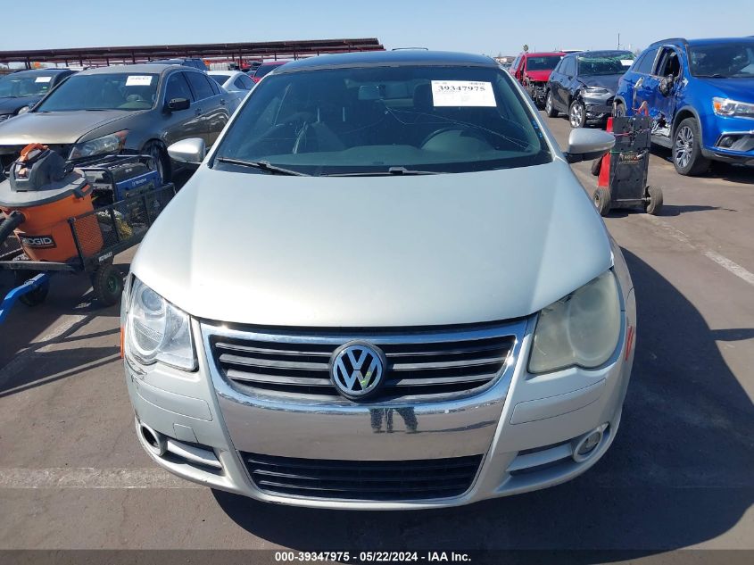 2009 Volkswagen Eos Komfort VIN: WVWAA71F39V011930 Lot: 39347975