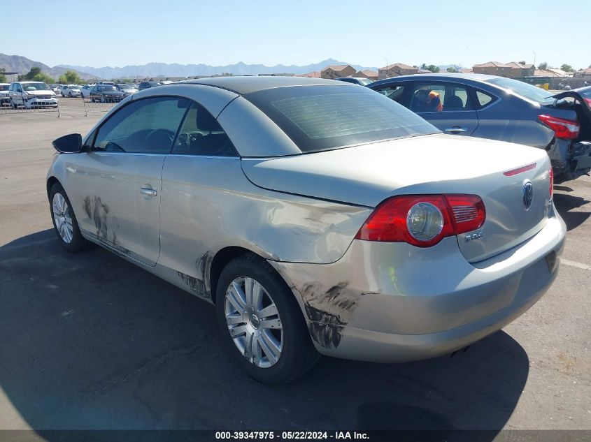 2009 Volkswagen Eos Komfort VIN: WVWAA71F39V011930 Lot: 39347975