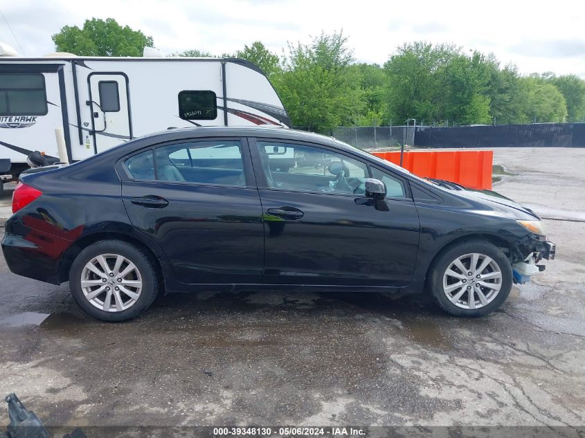 2012 Honda Civic Ex-L VIN: 2HGFB2F94CH505417 Lot: 39348130