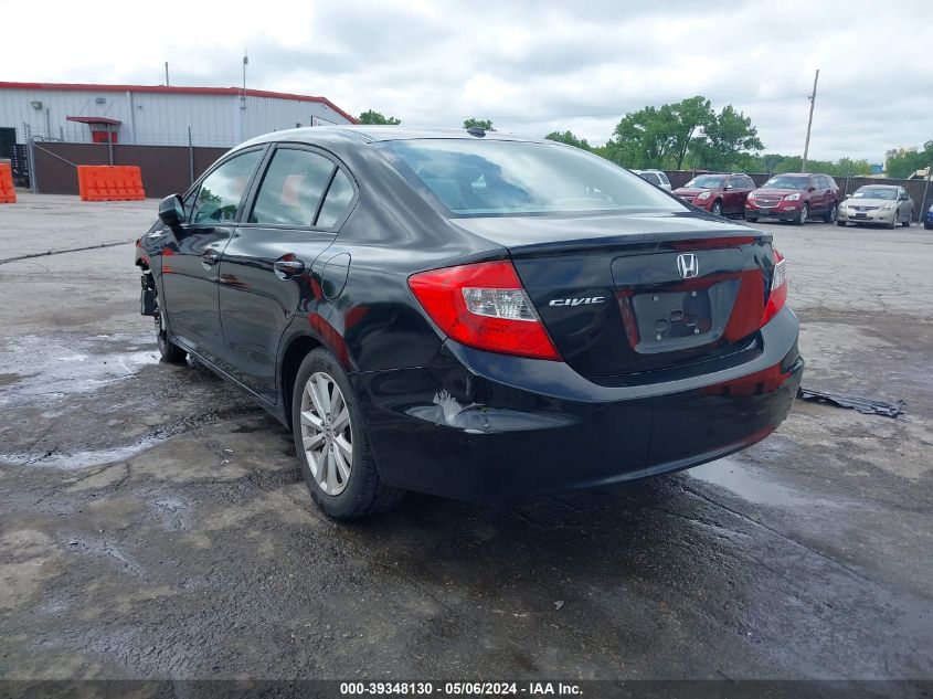 2012 Honda Civic Ex-L VIN: 2HGFB2F94CH505417 Lot: 39348130