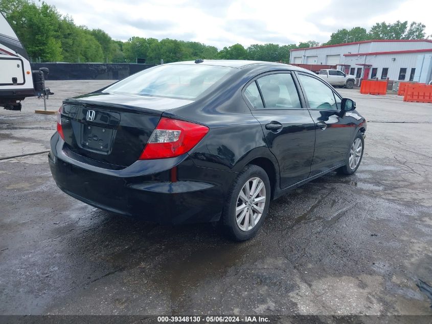 2012 Honda Civic Ex-L VIN: 2HGFB2F94CH505417 Lot: 39348130