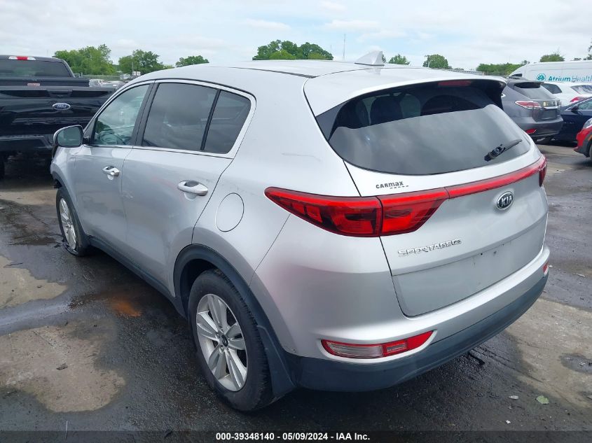 2017 Kia Sportage Lx VIN: KNDPM3AC1H7242313 Lot: 39348140