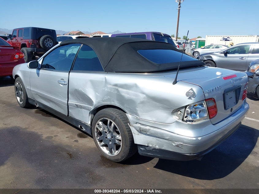 2000 Mercedes-Benz Clk 320 VIN: WDBLK65G3YT053266 Lot: 39348204