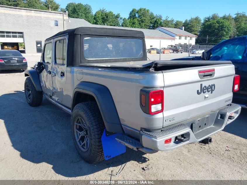 2020 Jeep Gladiator Sport S 4X4 VIN: 1C6HJTAG9LL125571 Lot: 39348208