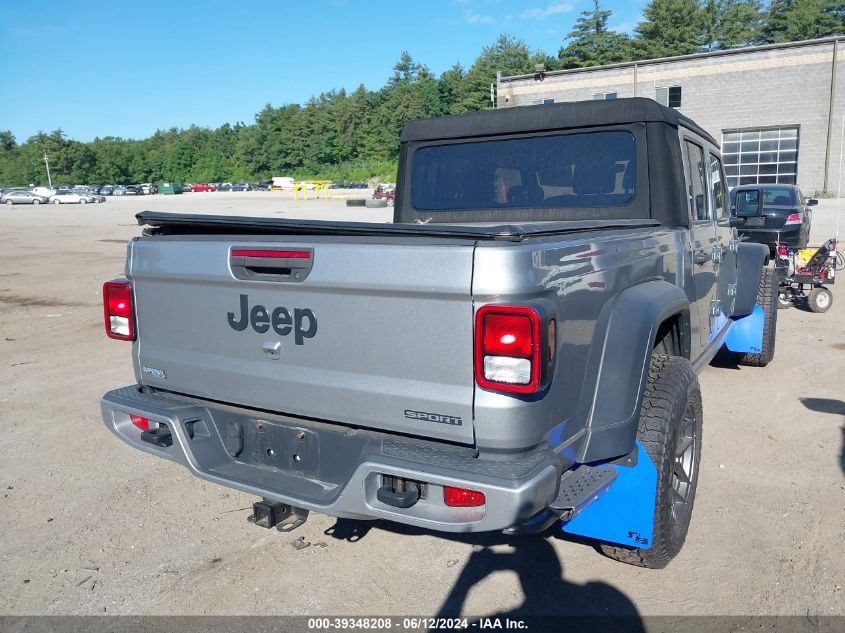 2020 Jeep Gladiator Sport S 4X4 VIN: 1C6HJTAG9LL125571 Lot: 39348208