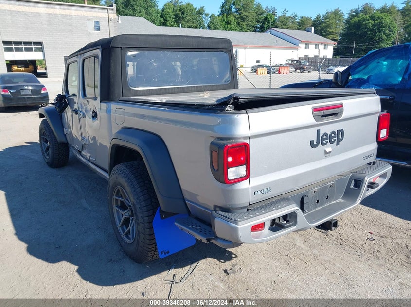 VIN 1C6HJTAG9LL125571 2020 JEEP GLADIATOR SPORT S 4X4